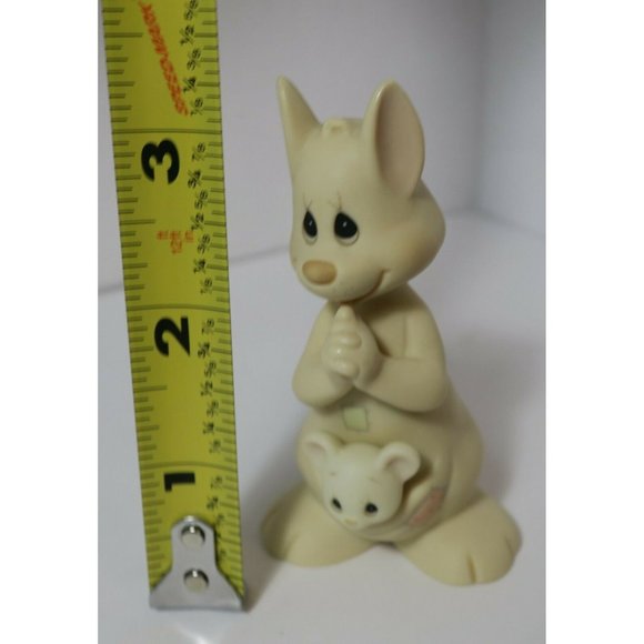 VTG 1988 Hello World! Samuel Butcher Kangaroo with baby Enesco 521175 - Picture 5 of 6